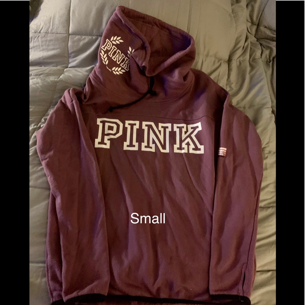 Vs- pink cowl neck sweatshirt small